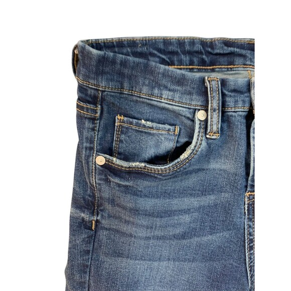 Blank NYC Women's size 26 The Great Jones Skinny Ripped Cuff Jeans Mid Rise - Picture 2 of 11
